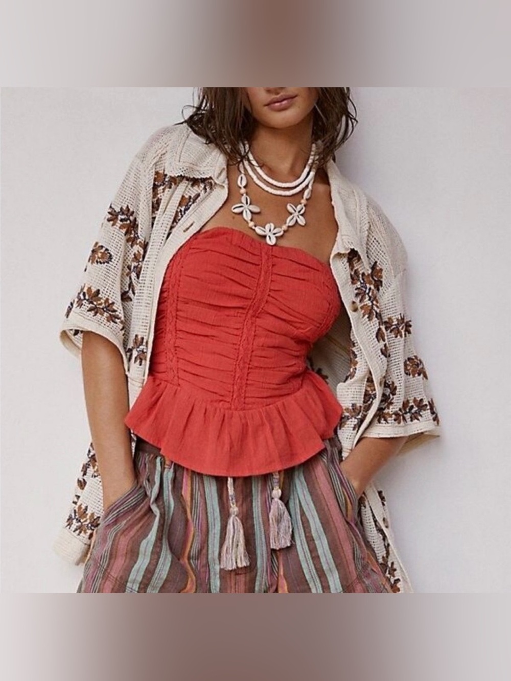 Free People fun in the sun tube top